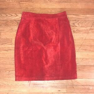 Vintage The Limited Leather Skirt
